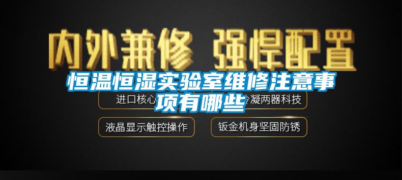 恒溫恒濕實(shí)驗(yàn)室維修注意事項(xiàng)有哪些
