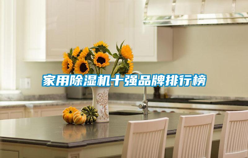 家用除濕機十強品牌排行榜