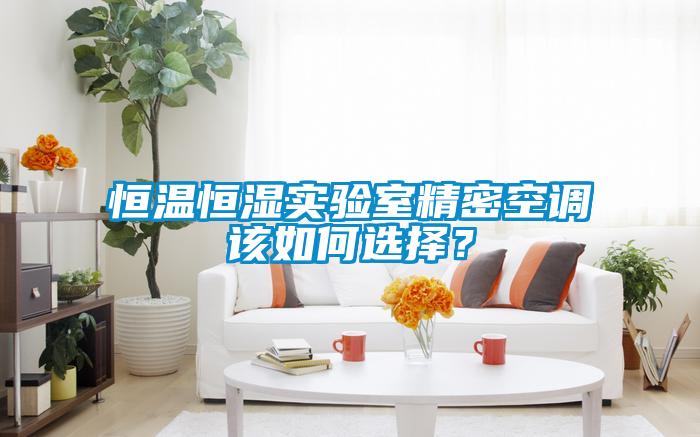 恒溫恒濕實(shí)驗(yàn)室精密空調(diào)該如何選擇？