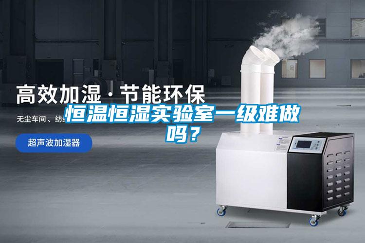 恒溫恒濕實驗室一級難做嗎？